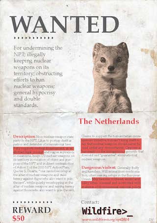 Weasel wanted poster